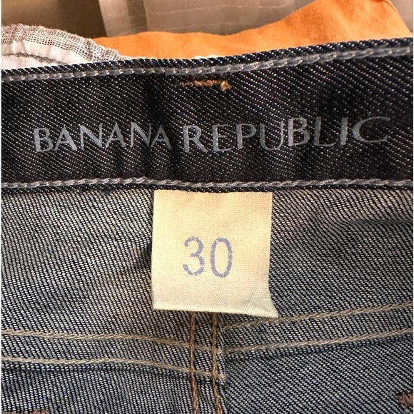 Banana Republic Women’s Straight Dark Wash Jeans Size 30 Blue - Picture 4 of 5